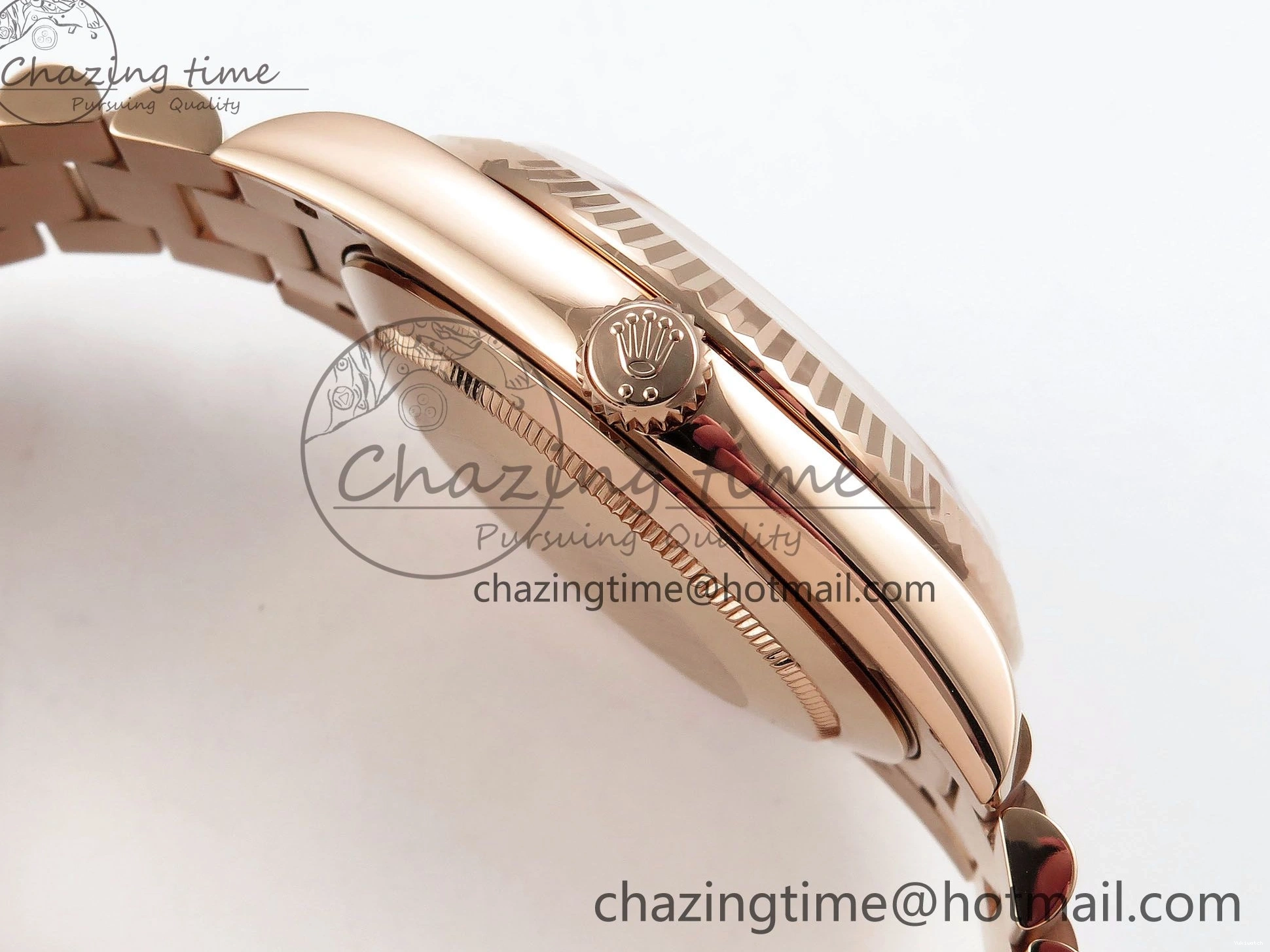 President Date JDF Stick Dial on V3 Steel 904L Bracelet Weight) RG Day (Gain 40 RG VR3255 0116